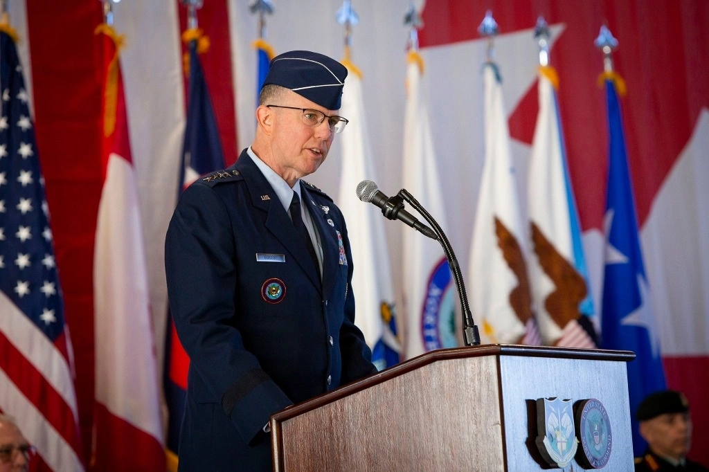 Gregory Guillot, jefe del Comando Norte de Estados Unidos. Para el general encargado de seguridad de América del Norte, uno de los éxitos más importantes es definir junto con México un enemigo común. Foto tomada de X.