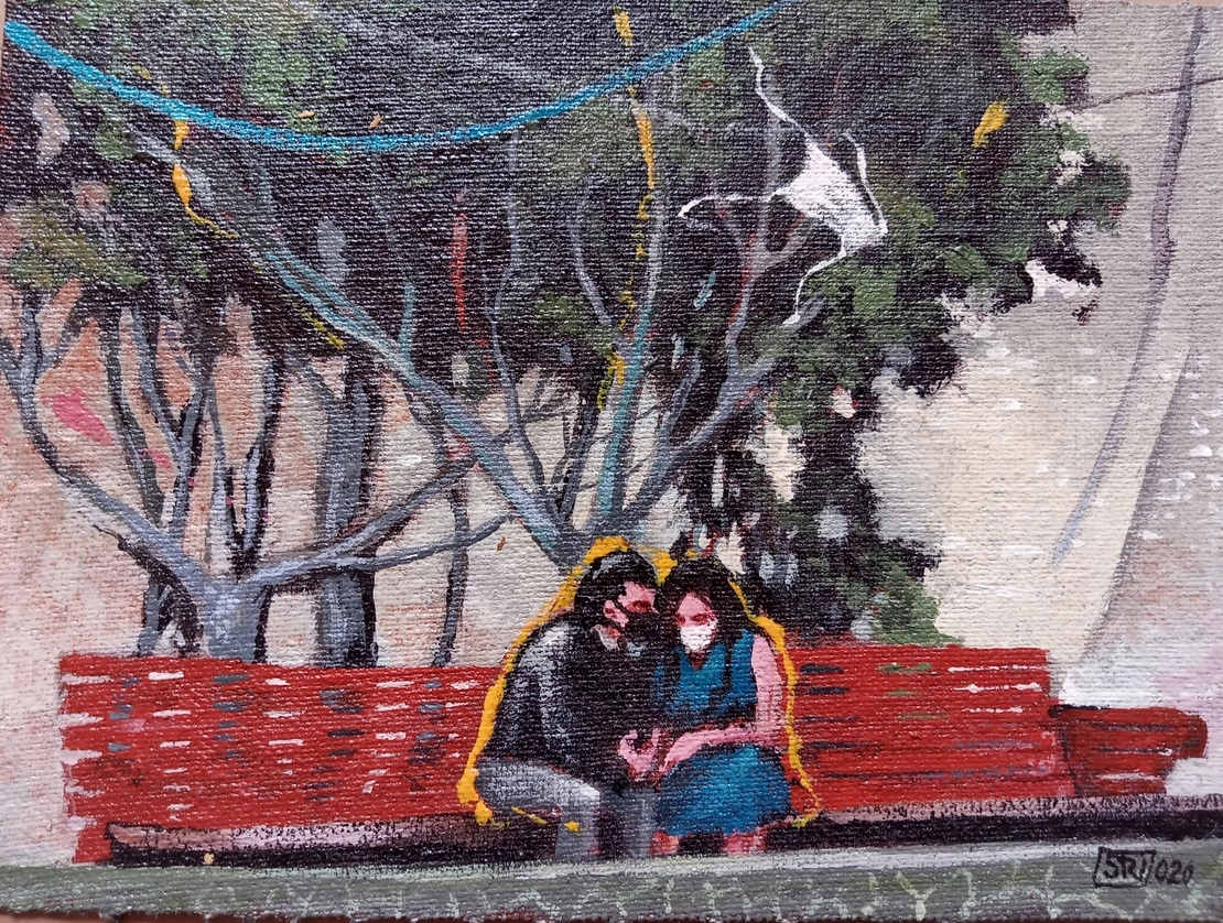 Las piezas son apuntes de la realidad que el pintor observaba. Foto cortesía de la galería