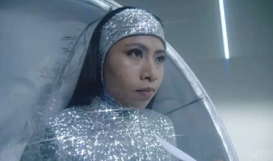 Yalitza Aparicio, en un fotograma de la emisión. Foto HBO