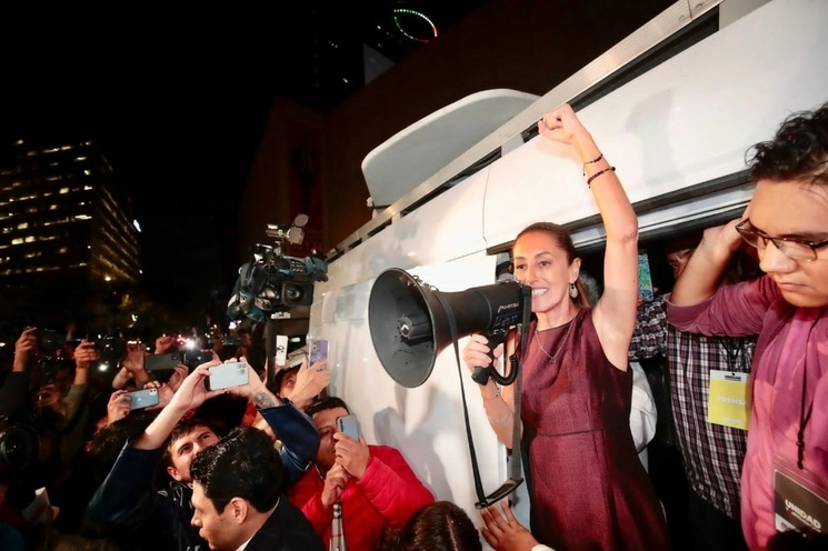 Los 22 gobernadores de Morena expresaron su apoyo a Claudia Sheinbaum como coordinadora de defensa de la Cuarta Transformación. Foto Luis Castillo