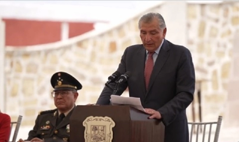 El secretario de Gobernación, Adán Augusto López, durante la conmemoración por el 110 Aniversario de la Firma del Plan de Guadalupe en Coahuila. Imagen tomada de Twitter @SEGOB_mx