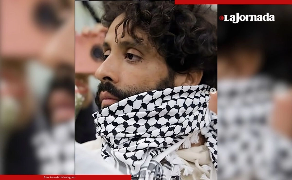 Diego Vázquez es bailarín y coreógrafo. Fue parte del grupo que se embarcó en la Sumud Flotilla para romper el asedio israelí en Palestina. Foto 
