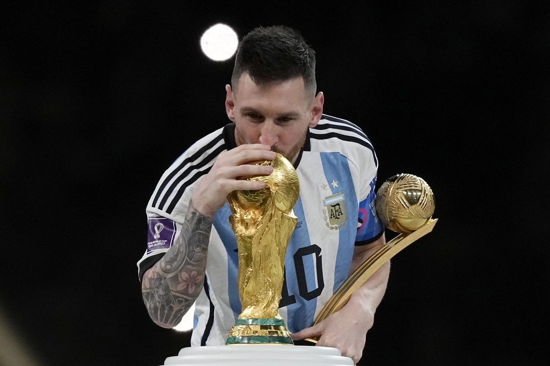 Lionel Messi marcó siete goles en el Mundial de Qatar 2022. Foto Ap
