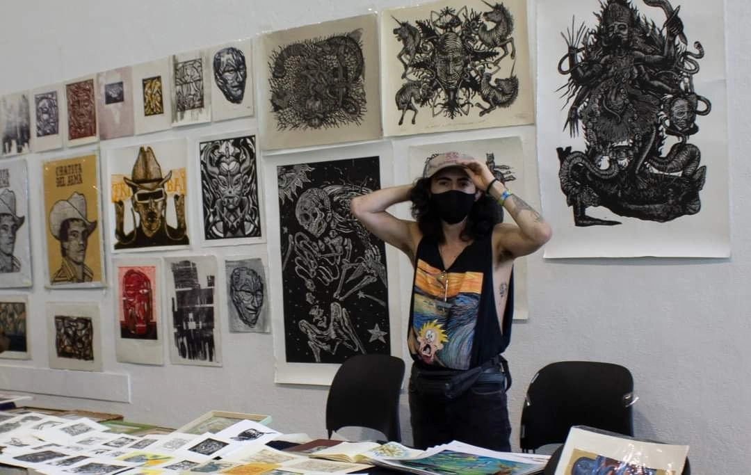 Los artistas involucrados provienen del Valle de México, Monterrey, Jalisco, Veracruz, Hidalgo, Morelos y Puebla. Foto  @CC_LosPinos