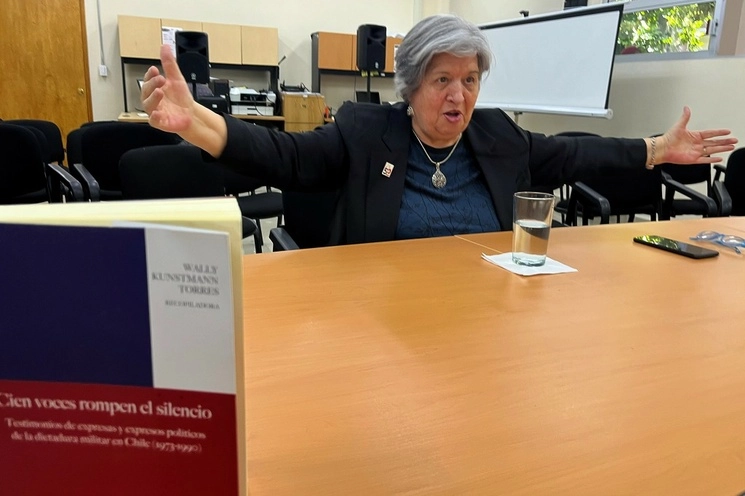 Wally Kunstmann participará en varias mesas redondas en la Feria del Libro de la UACM. Foto Jose Antonio López