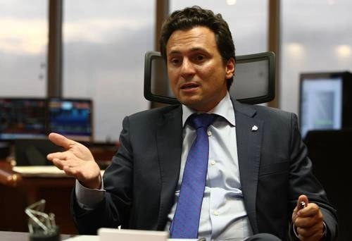 Emilio Lozoya Austin, el 9 de septiembre de 2013, cuando dirigía Pemex. Foto María Meléndrez Parada