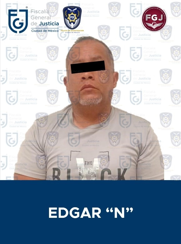 Edgar "N", alias El Pato, presunto asesino de tres menores, evadió la justicia durante 14 años. Foto Fiscalía