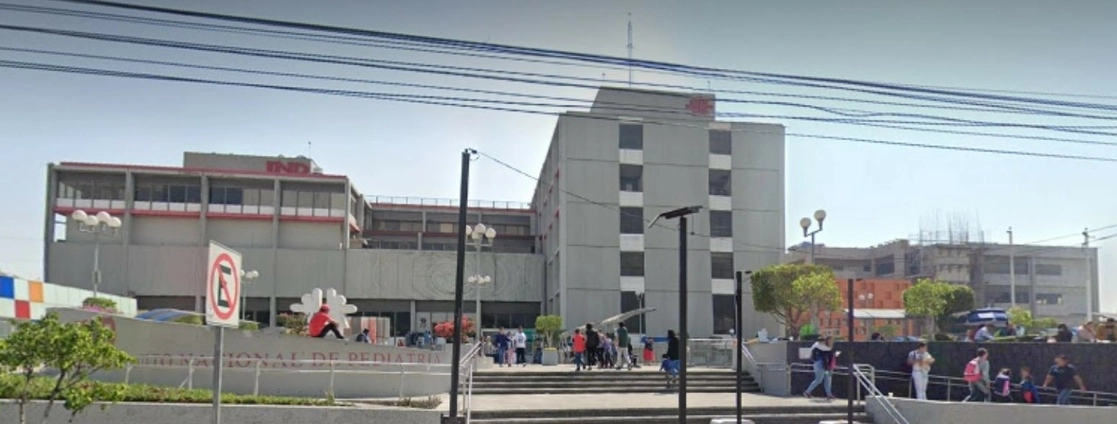 El Instituo Nacional de Pediatría, ubicada al sur de la Ciudad de México. Foto tomada de Google Street View