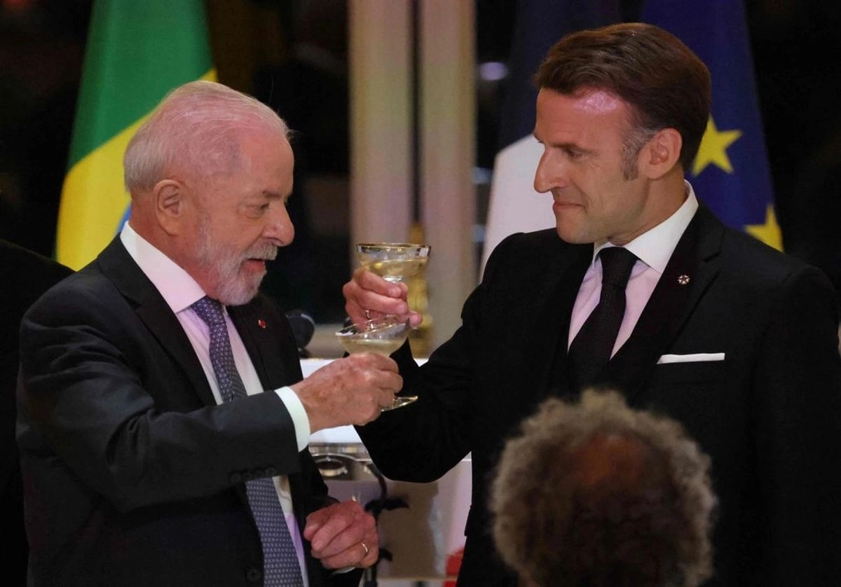 El presidente de Brasil, Luiz Inácio Lula da Silva, habló vía telefónica con su homólogo francés, Emmanuel Macron, sobre temas como los aranceles de Estados Unidos y el acuerdo comercial Mercosur-Unión Europea. Foto 