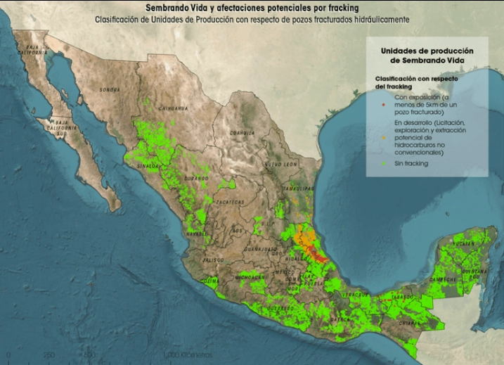 Imagen difundida por la Alianza Mexicana contra el Fracking en su sitio https://www.nofrackingmexico.mx/