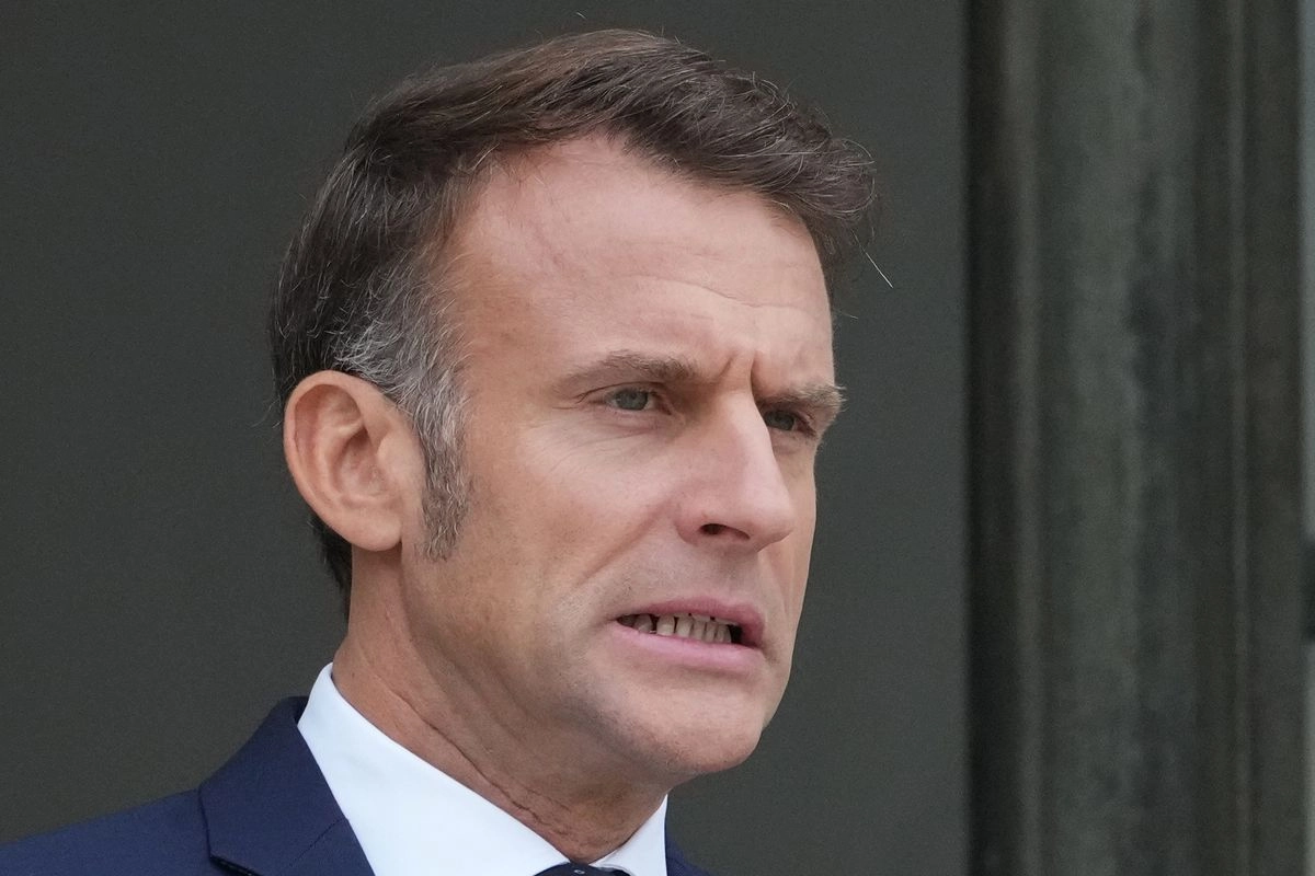 Emmanuel Macron, presidente de Francia, en el Palacio del Elíseo, en París, el 8 de octubre de 2025. Foto 