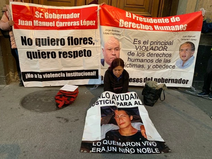 Alan Ibarra desapareció en San Luis Potosí el 23 de marzo de 2019; el cadáver apareció días después con signos de tortura. Foto Fabiola Martínez