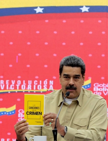 Nicolás Maduro, presidente de Venezuela. Foto Afp