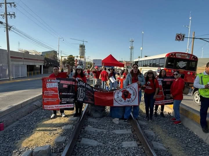 Los maestros exigen la pensión solidaria para todo el gremio así como la abrogación de la ley del Issste. Foto