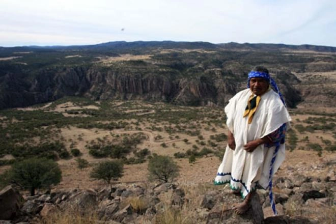 Maestros de la sección 8 de la SNTE argumentan la lejanía de las escuela en la región de la Sierra Tarahumara. Foto Jesús Villaseca/Archivo