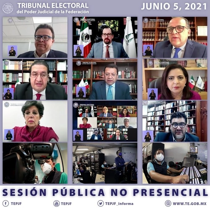 La sesión pública de este sábado no fue presencial.