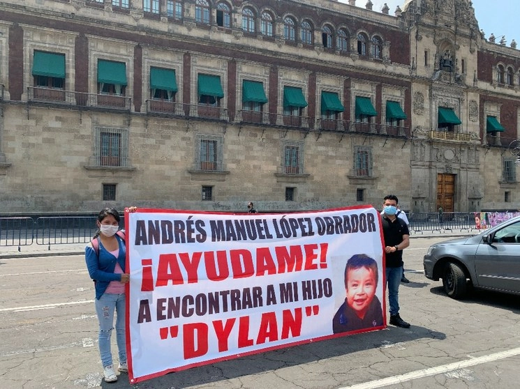 La mamá de Dylan tuvo una reunión con el Presidente Andrés Manuel López Obrador quien se comprometió a dar seguimiento a la investigación. Foto Pablo Ramos/ archivo