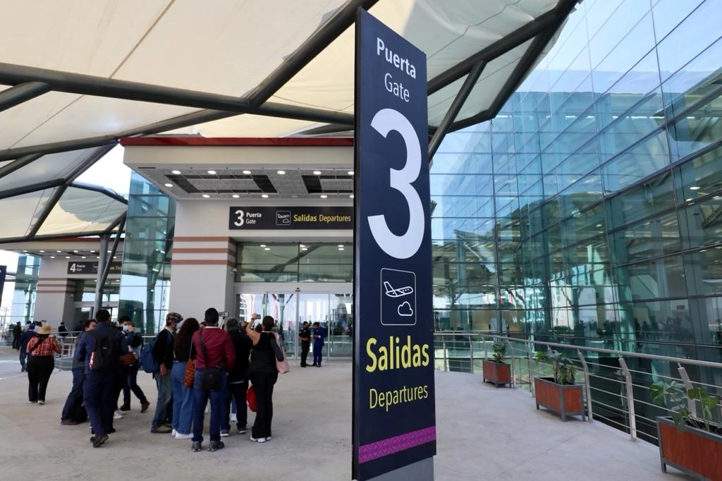 Instalaciones del Aeropuerto Internacional Felipe Ángeles, en Zumpango, Estado de México, el 21 de marzo de 2022. Foto Roberto García Ortiz


