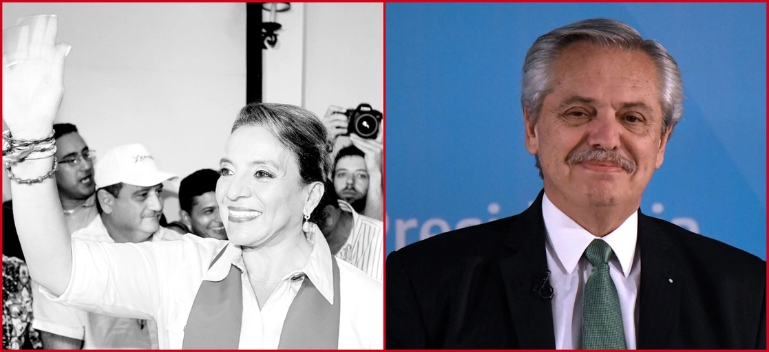 Xiomara Castro (Honduras) y Alberto Fernández (Argentina) han expresado su apoyo a que todos los países sean invitados a la cumbre.Foto Ap y Afp