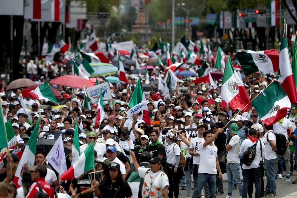 Trabajadores del PJF durante una protesta. Foto Alfredo Domínguez