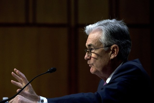 El presidente de la Fed, Jerome Powell, durante un evento en 2019. Foto Ap