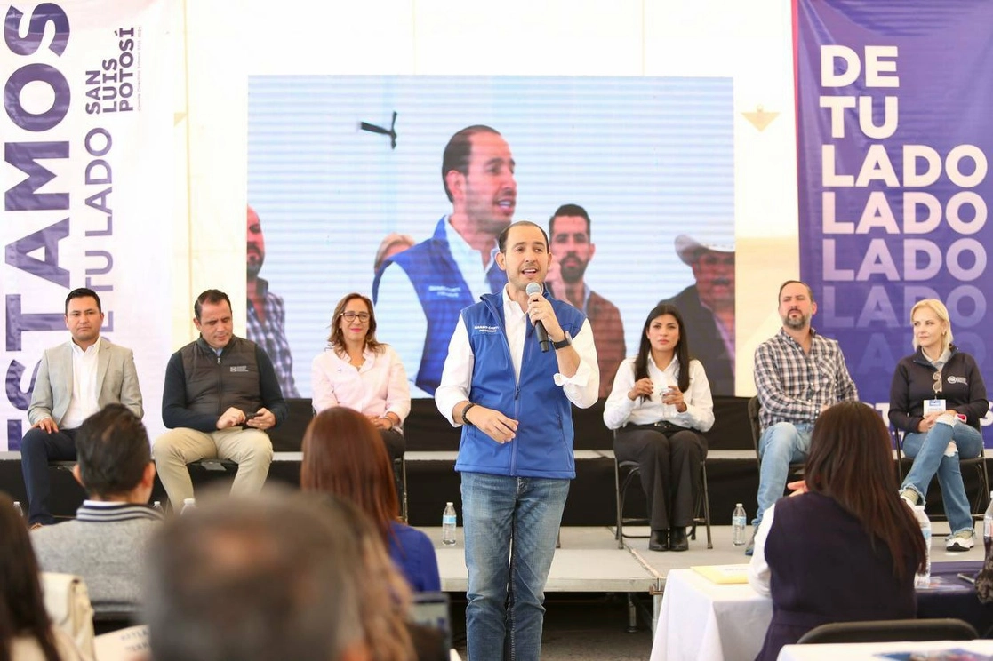 El dirigente nacional del PAN, Marko Cortés. Imagen tomada de https://twitter.com/AccionNacional