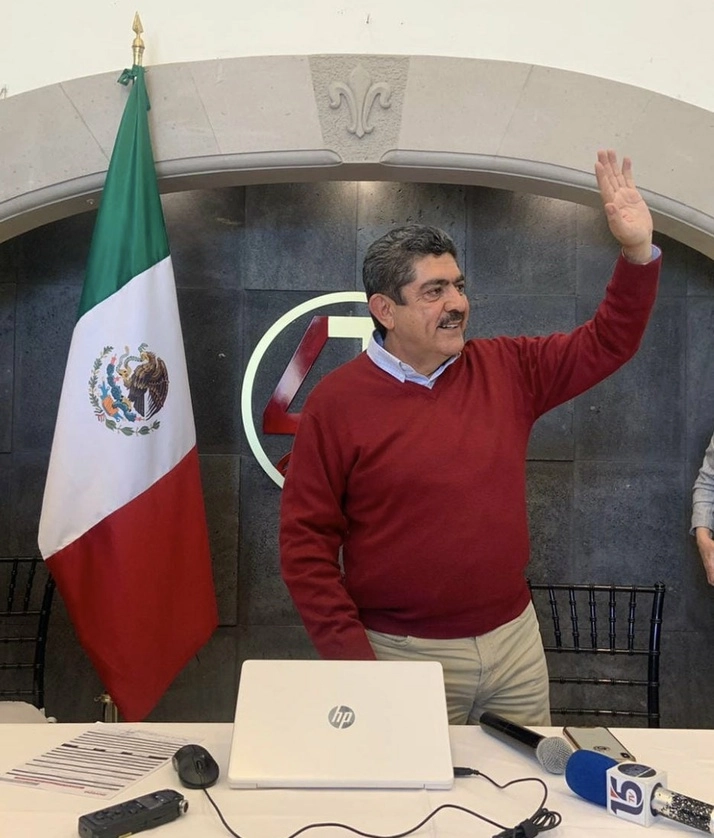 Manuel Espino busca la gubernatura de Durango por Morena. Foto tomada de la cuenta de Twitter @ManuelEspino