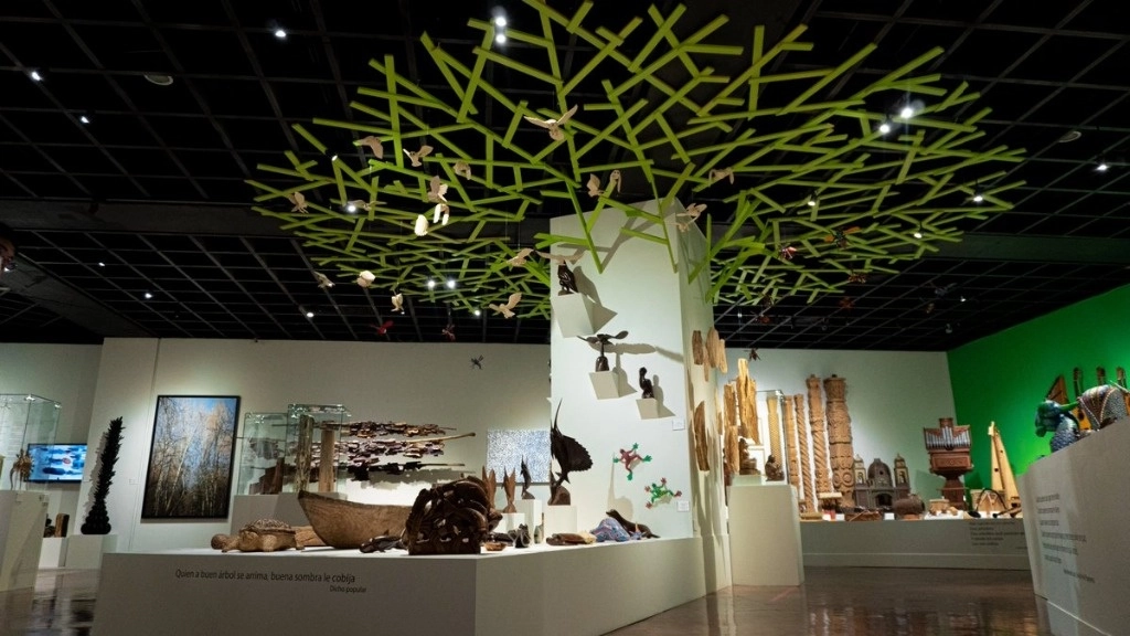 Los núcleos temáticos abarcan la historia, la importancia de los bosques y el impacto de los árboles en todas las actividades humanas, en la Ciudad de México, el 22 de junio de 2024. Foto tomada de X @map_mexico