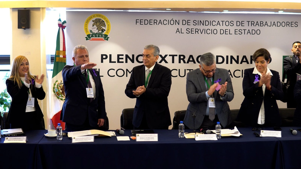 Actualmente Marco Antonio García Ayala estaba al frente del SNTSA. Foto 