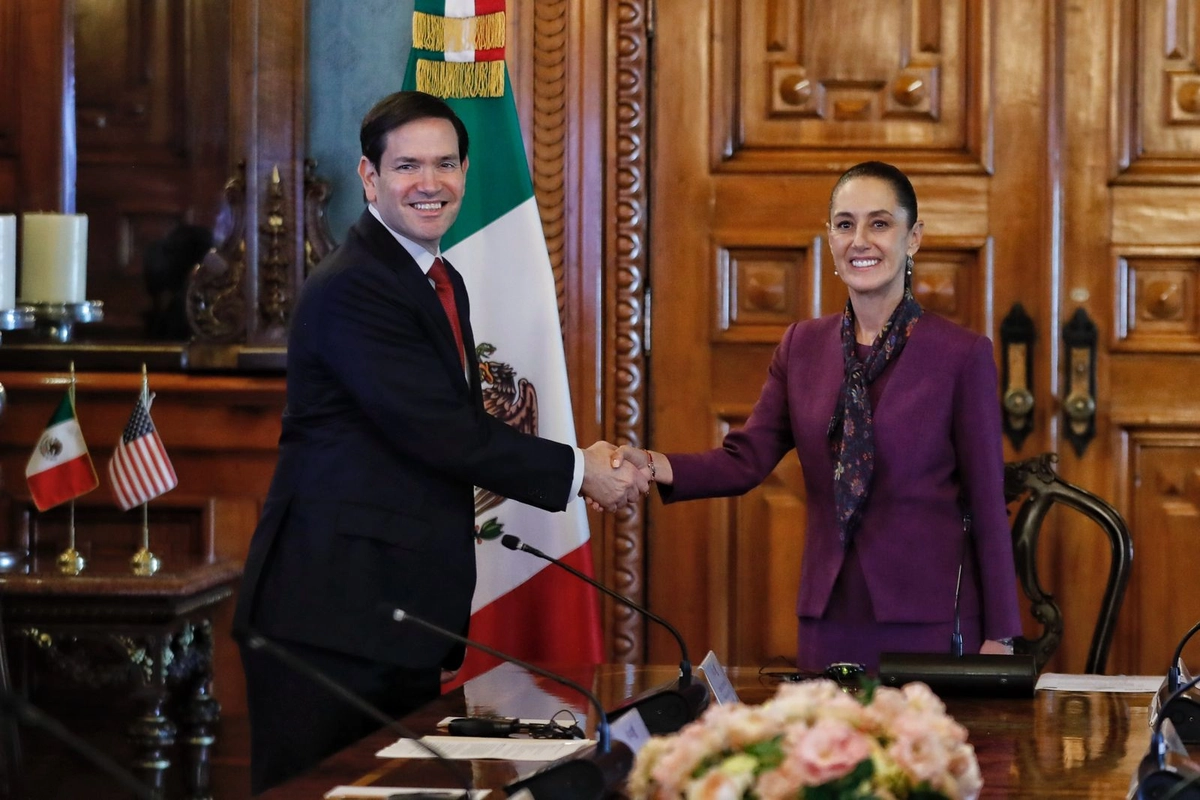 La Jornada - Inicia encuentro de Claudia Sheinbaum con Marco Rubio
