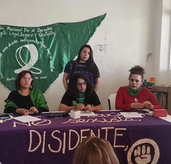 Las activistas coincidieron en aclarar que el paro es una estrategia desesperada de las mujeres para visibilizar la violencia de género. Foto Juan Ricardo Montoya