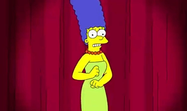 Captura de pantalla del mensaje que envío Marge Simpson a la asesora de Trump a través de la cuenta de Twitter @TheSimpsons.