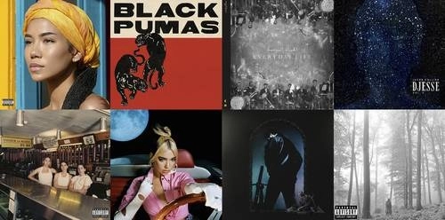 Esta combinación de fotos muestra la portada de los nominados al Grammy por Álbum del Año.Foto Ap