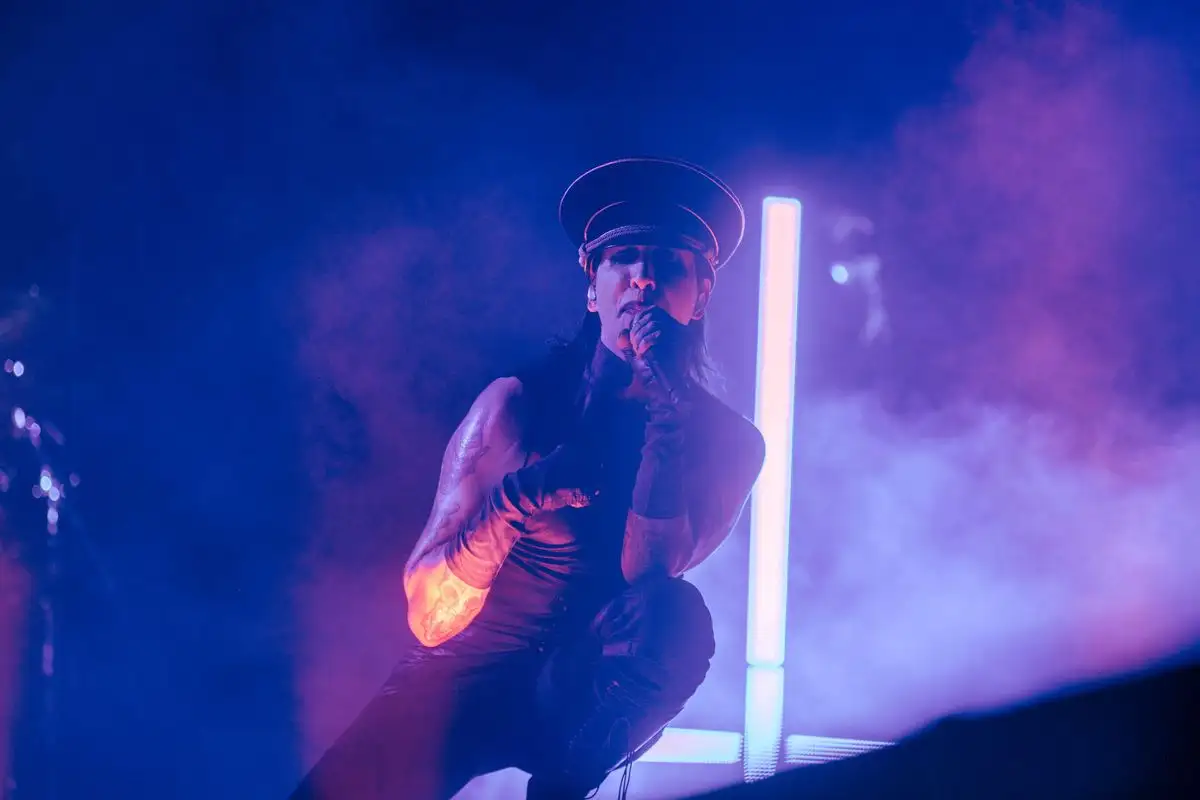 Manson a través de su gira One Assassination Under God Tour, se ha presentado en ciudades como Zúrich, Milán, Múnich, Berlín, Ámsterdam y Londres. Foto

