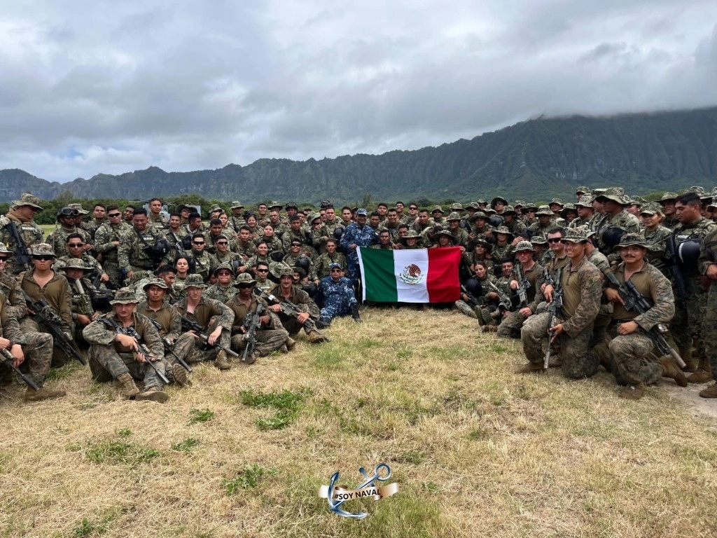 Personal de la Secretaría de Marina concluyó su participación en el Ejercicio Multinacional marítimo más grande del mundo, denominado “RIMPAC 2024”, que se llevó a cabo del 26 de junio al 2 de agosto. Imagen tomada de @SEMAR_mx