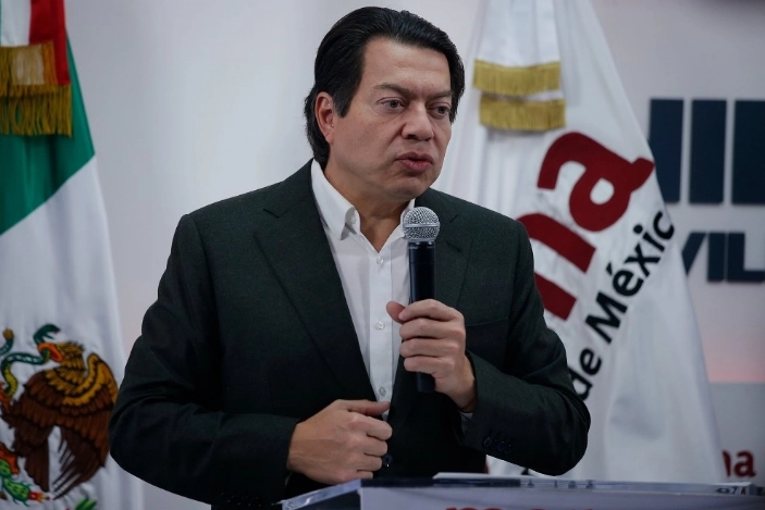 El dirigente morenista afirmó que la derecha “no tiene posibilidades de triunfo ni siquiera en sus estados”. Foto María Luisa Severiano / archivo