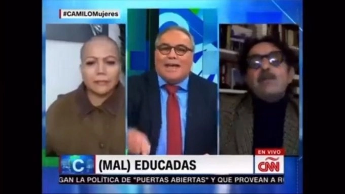 Captura de pantalla del programa televisivo del que fue expulsado el político.