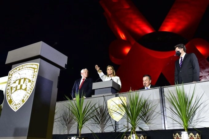 Toma de protesta de la gobernadora, Maru Campos.