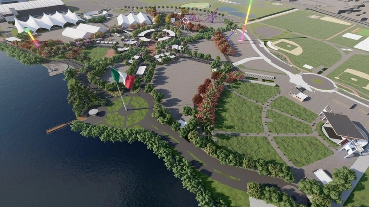 En la imagen, el multimillonario desarrollo turístico con más de 500 millones de pesos en inversión, comenzaría a construirse en el sur de Tamaulipas. Foto La Jornada