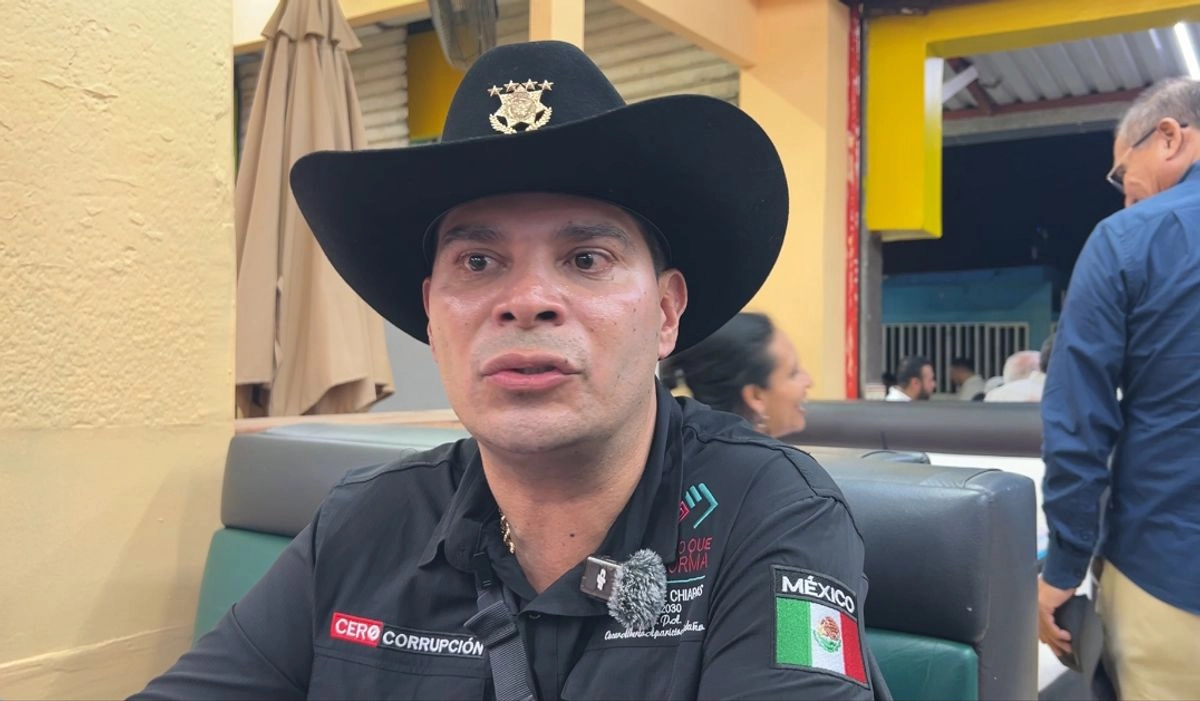 Óscar Aparicio Avendaño, Secretario de Seguridad del Pueblo en Chiapas, destacó la limpieza al interior de las corporaciones. Foto