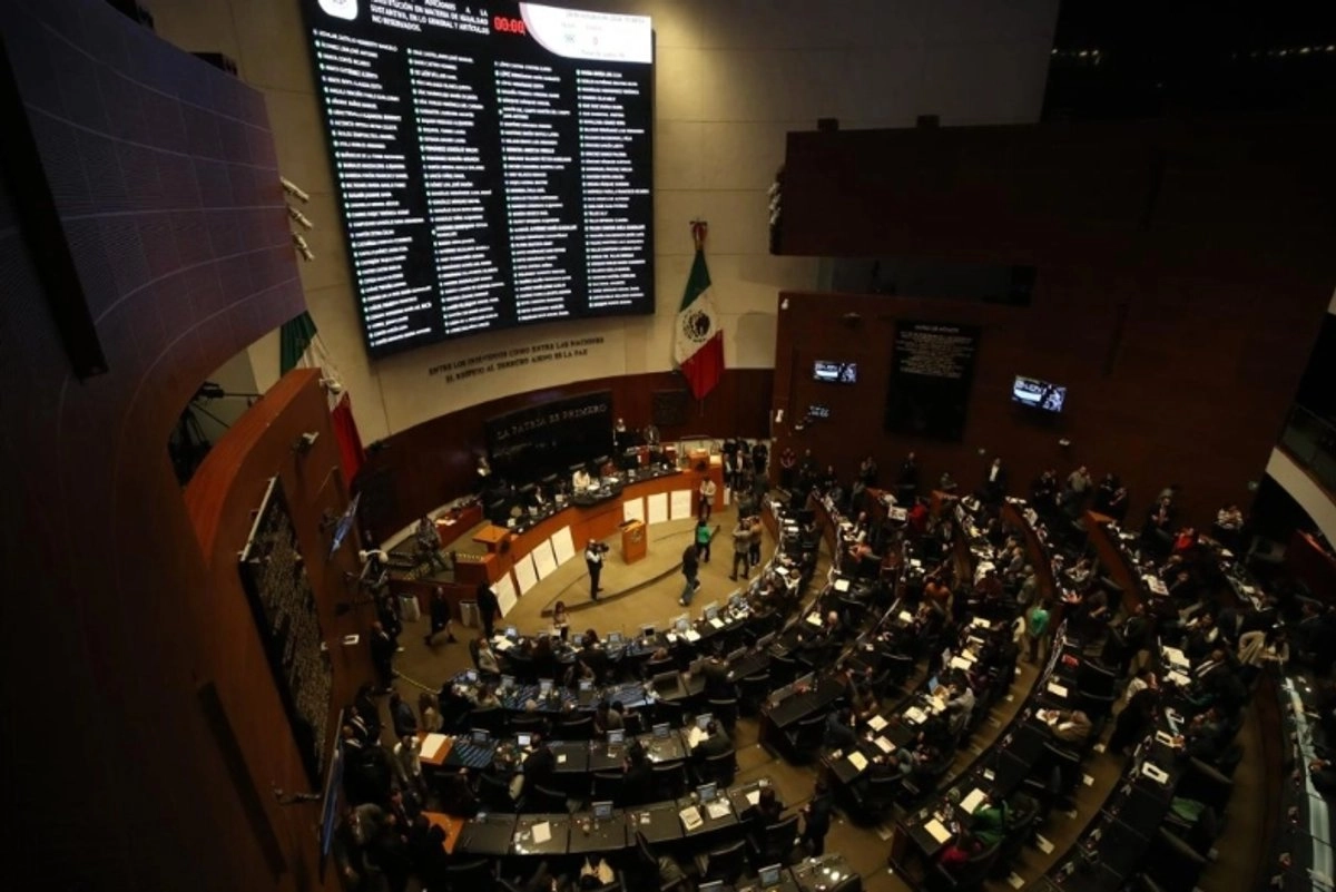 Sesión en el Senado, en la Ciudad de México, el 24 de octubre de 2024. 