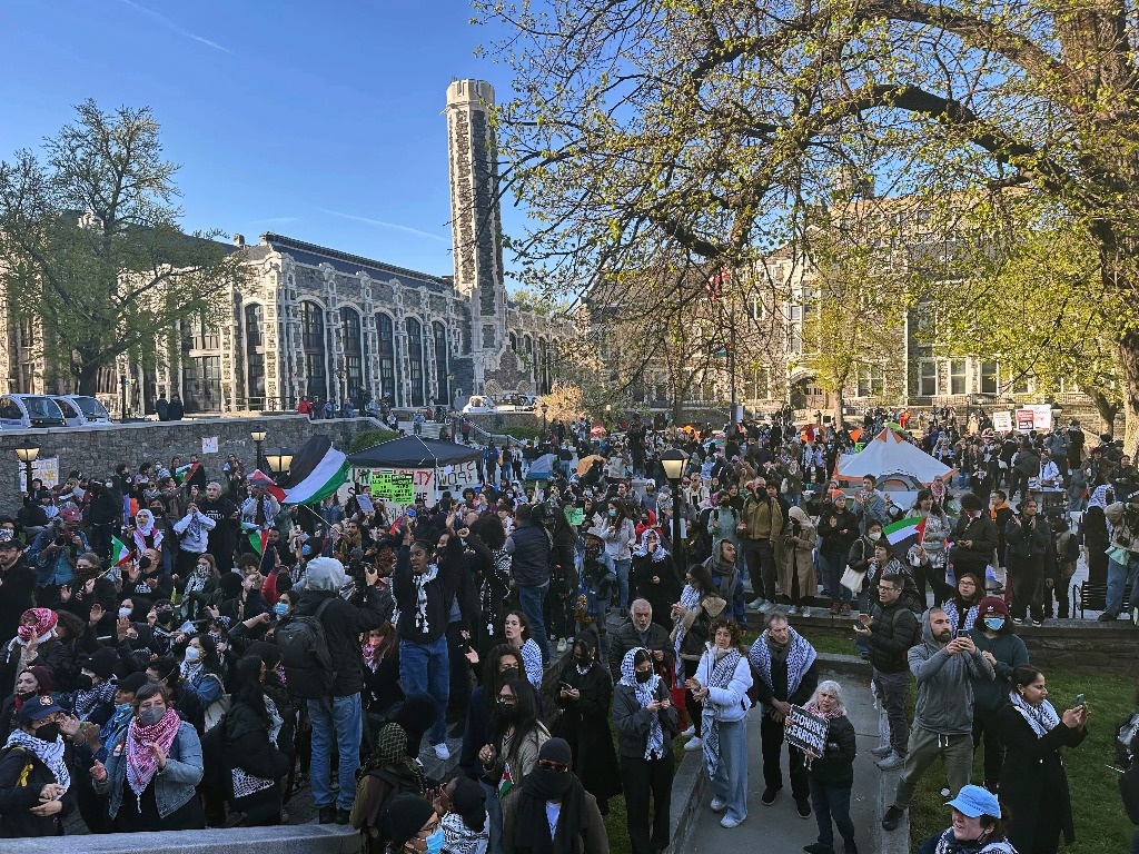 More than 8 thousand protest actions in the US in solidarity with Palestine