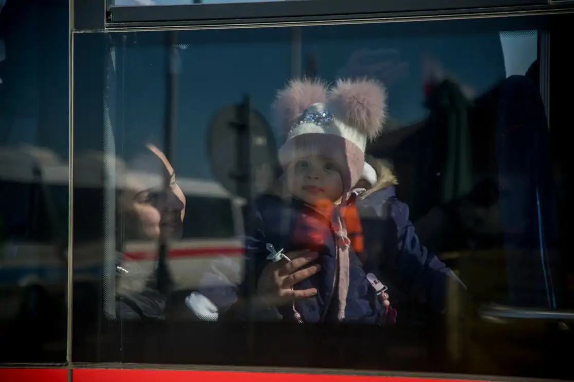 Ucranias, en Przemysl, Polonia. Foto Jair Cabrera Torres/ La Jornada