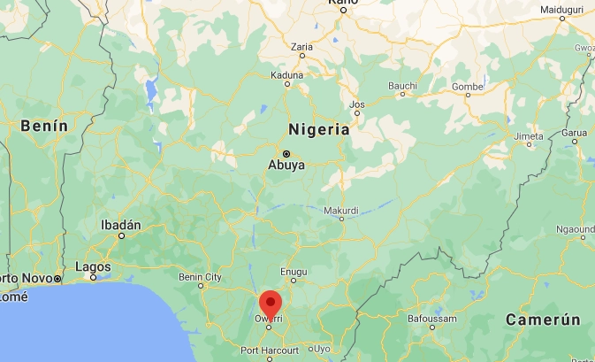 En Imo, estado de Nigeria, más de 1, 800 internos de una prisión se dieron a la fuga luego de un ataque armado. Foto Google Maps