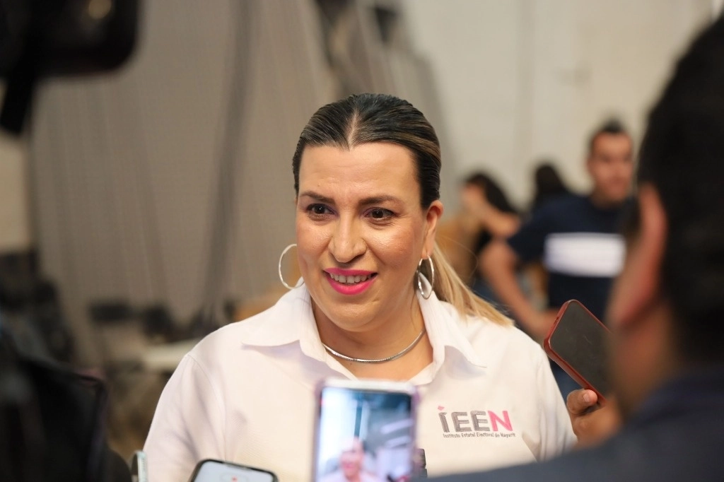 María José Torres Hernández, consejera presidenta del Instituto Estatal Electoral de Nayarit. Foto tomada de @IEENayarit / Archivo