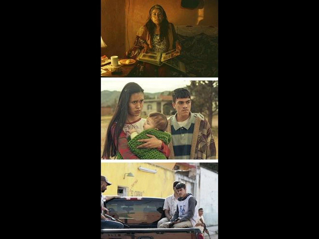 Escenas del programa de episodios en las que aparecen Mercedes Hernández, Natalia Martínez y Jesús Sida. Se estrena mañana. Foto cortesía Netflix