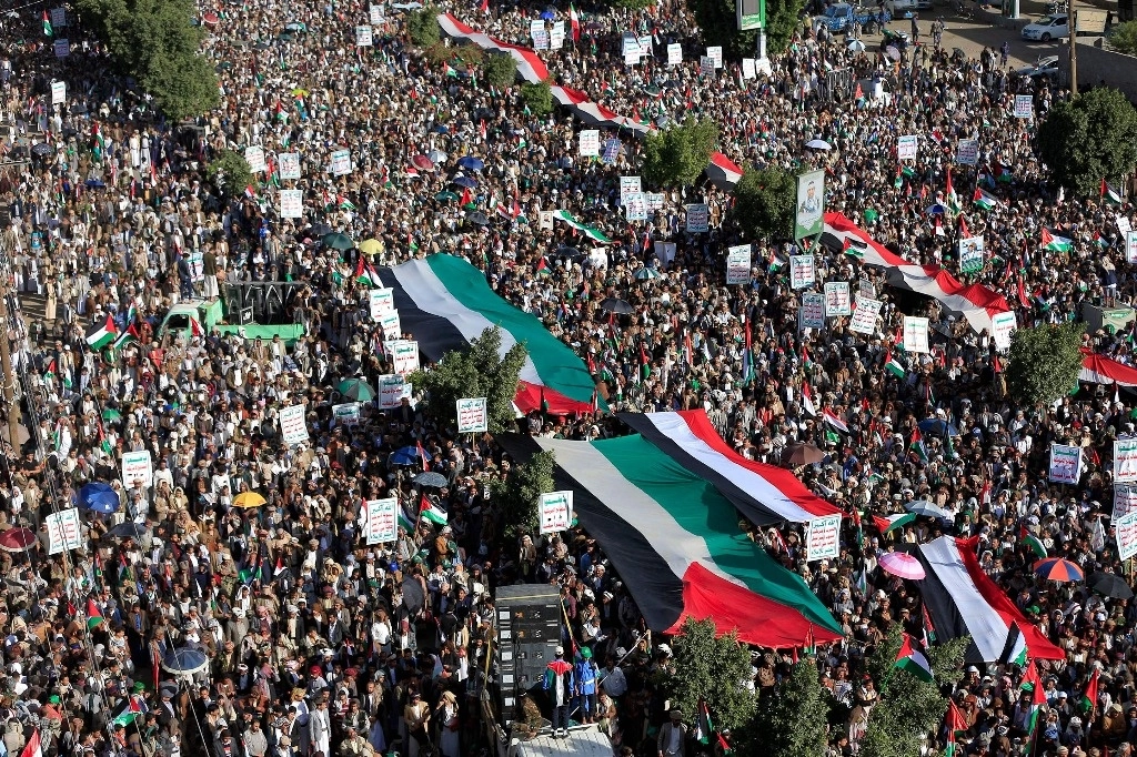 La Jornada - Masivas manifestaciones a favor de Palestina