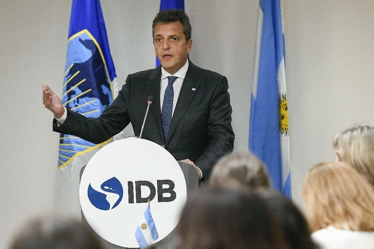 Sergio Massa en imagen de archivo. Foto Afp