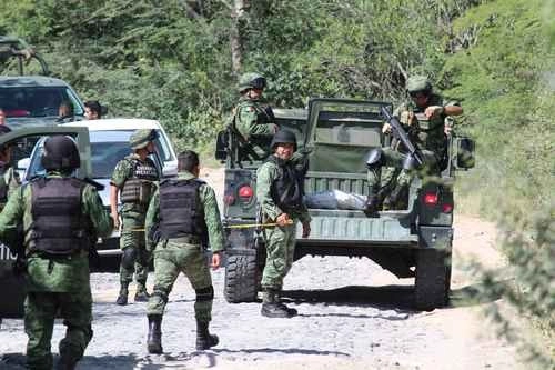 Luego de la balacera se registró un intenso operativo en esa zona. Foto Cuatoscuro