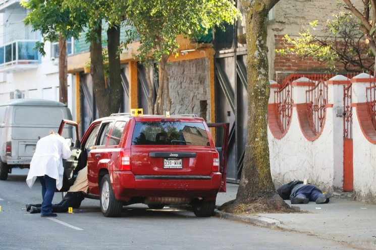 La balacera fue en la esquina de Balboa y Emperadores. Foto Víctor Camacho